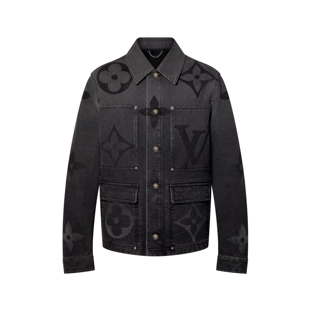 Monogram Denim Blouson - Men - Ready-to-Wear | LOUIS VUITTON ®